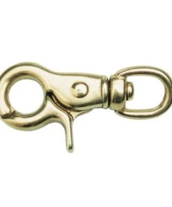 WEST MARINE Swivel-Eye Snap, Bronze, 1/2" Eye ID, 2" Length, 1/4" Opening