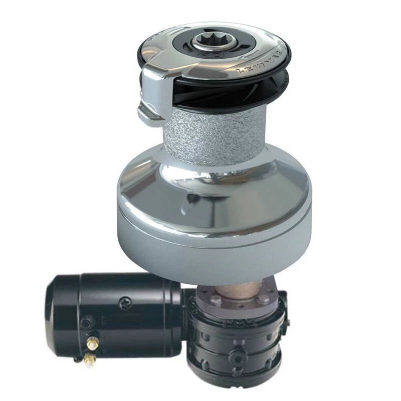 LEWMAR #45 Electric Self-Tailing Winch, Chromed Bronze 4 LEWMAR #45 Electric Self-Tailing Winch, Chromed Bronze - Image 2