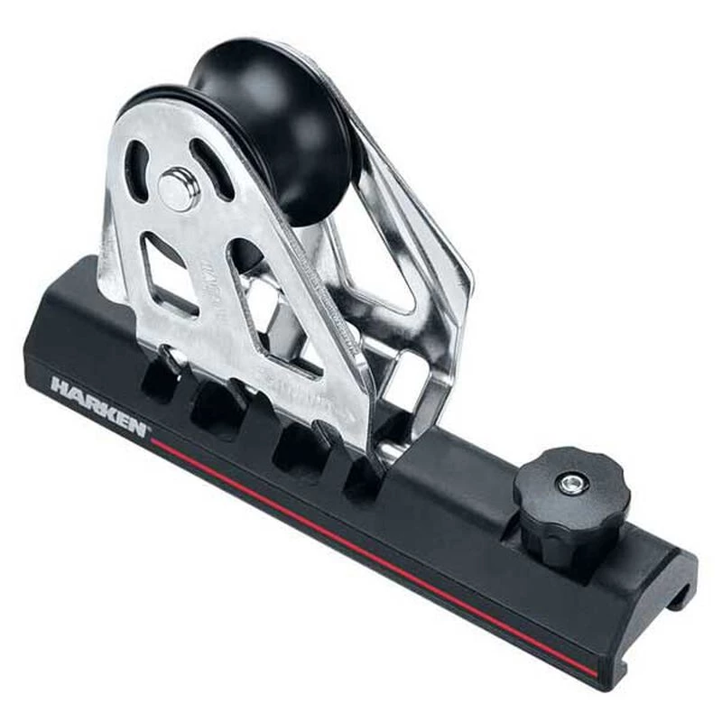 HARKEN Midrange/Pinstop Genoa Lead Car, 51mm Sheave Size, 5"L, 3000lb. MWL, 17.92oz. 3 HARKEN Midrange/Pinstop Genoa Lead Car, 51mm Sheave Size, 5"L, 3000lb. MWL, 17.92oz.