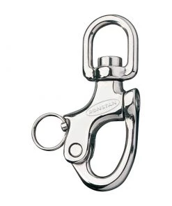 RONSTAN 3 5/8" L Stainless Steel Standard S-Bail Snap Shackle