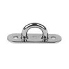 SCHAEFER 3" x 1" Dia. Oblong-Base Pad Eye with 1/4" Bail