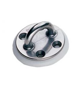 SCHAEFER 2 1/2" Dia. Heavy-Duty Round-Base Padeye with 3/8" Bail