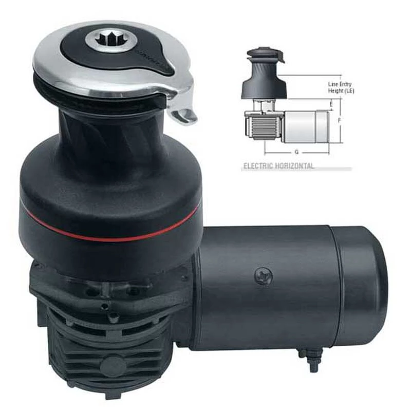 HARKEN #50 Two-Speed Aluminum Horizontal Electric Radial Self-Tailing Winch 3 HARKEN #50 Two-Speed Aluminum Horizontal Electric Radial Self-Tailing Winch