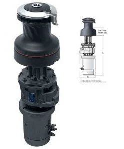 HARKEN #46 Two-Speed Aluminum Vertical Electric Radial Self-Tailing Winch