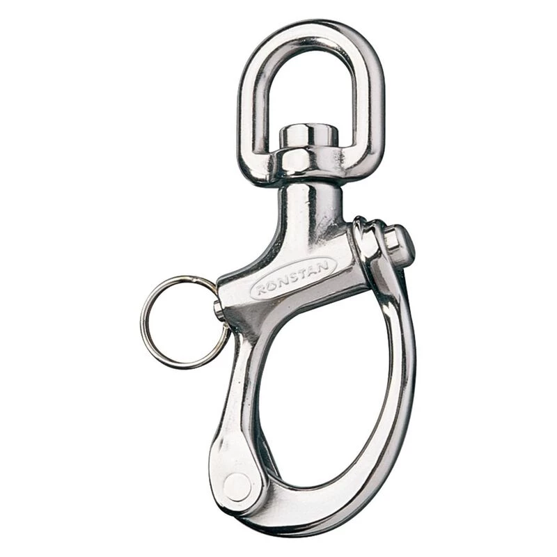 RONSTAN 4 5/16" L X 5/8" Stainless Steel Standard S-Bail Snap Shackle 3 RONSTAN 4 5/16" L X 5/8" Stainless Steel Standard S-Bail Snap Shackle