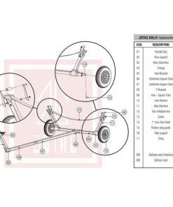 JOTAG Replacement Parts for Laser Class Sailboat Dolly
