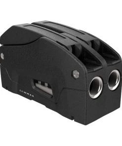 LEWMAR D2 Rope Clutch, Double, 10mm-12mm, Black