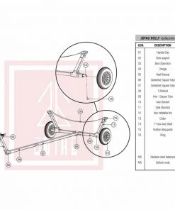 JOTAG Replacement Parts for Sunfish Class Sailboat Dolly -Sailing Online Store 17409533 1500