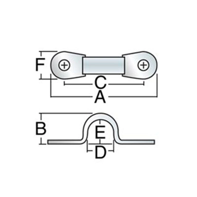 HARKEN 52 mm Offshore Eyestrap, Pair 4 HARKEN 52 mm Offshore Eyestrap, Pair - Image 2