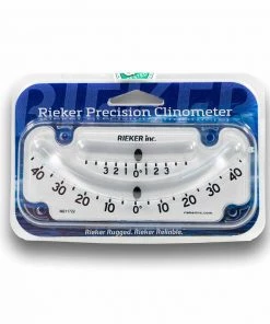 RIEKER INSTRUMENTS Clinometer ±45º Scale 5º Lower ±5º Scale 1º Upper White