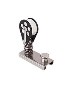 SCHAEFER Spring-Loaded Block fits 3/4" T-Track Slider, Aluminum Cheeks