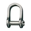 RONSTAN Stainless Steel Slotted "D" Shackle with 1/4" Pin