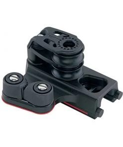 HARKEN DoubleSheave, with Cleat, 3:1/4:1 Purchase, 600lb. SWL