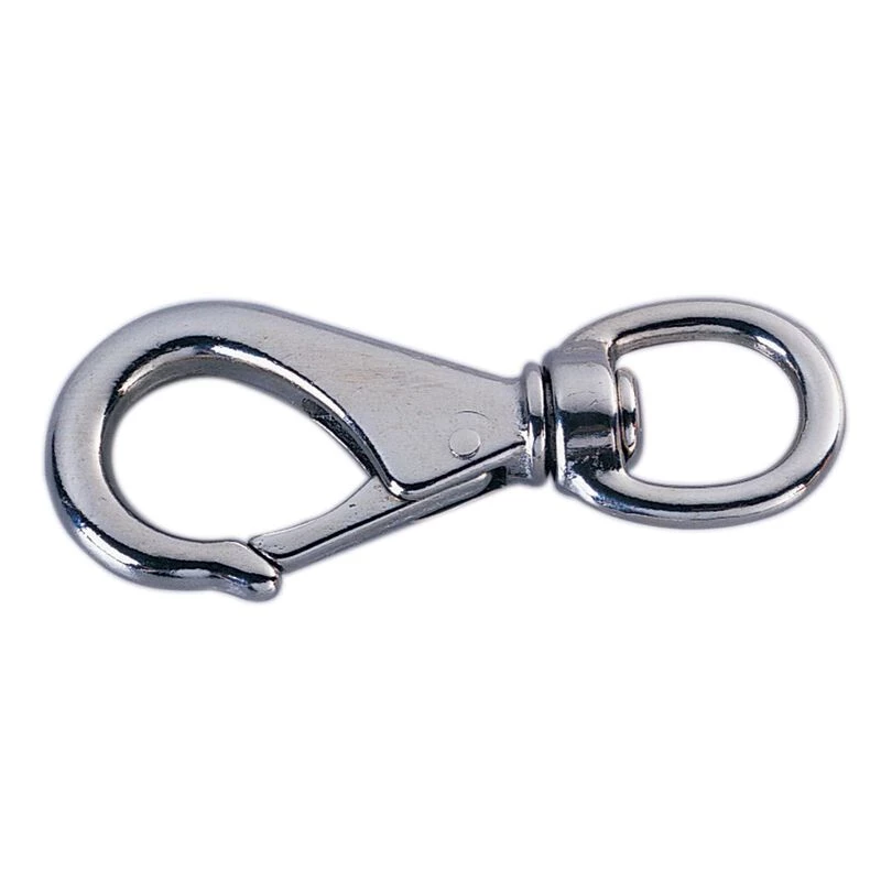 WHITECAP Swivel-Eye Snap, Nickel, 1/2" Eye ID, 2-7/8" Length, 1/4" Opening 3 WHITECAP Swivel-Eye Snap, Nickel, 1/2" Eye ID, 2-7/8" Length, 1/4" Opening