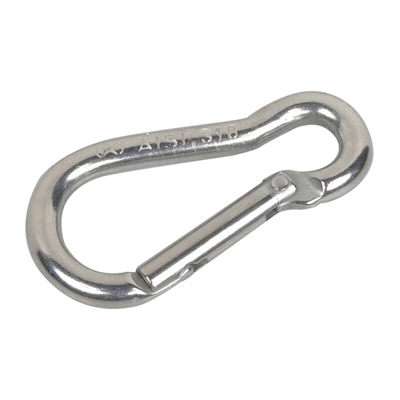 SUNCOR Stainless Steel Carabiners without Eye 3 SUNCOR Stainless Steel Carabiners without Eye