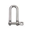 SUNCOR Stainless Steel High-Resistance Long "D" Shackle with 1/4" Pin