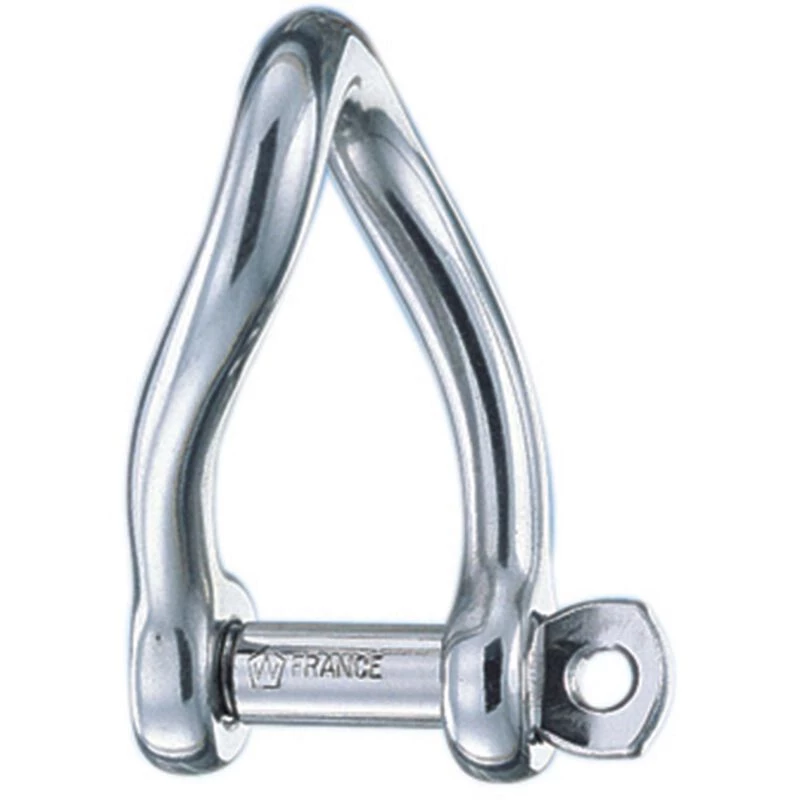 WICHARD Stainless Steel Self-locking Twisted D Shackle 3 WICHARD Stainless Steel Self-locking Twisted D Shackle