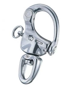 WICHARD 4 3/4" L Stainless Steel Small Swivel Bail Shackle