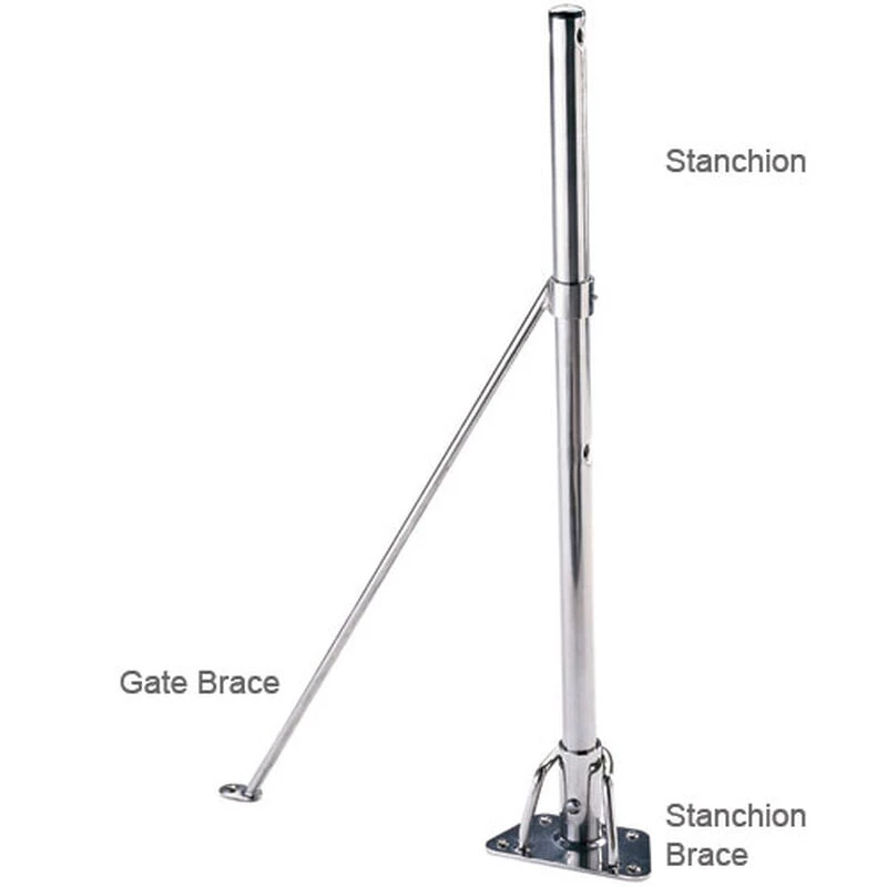 SCHAEFER Stanchion Base & Brace 3 SCHAEFER Stanchion Base & Brace