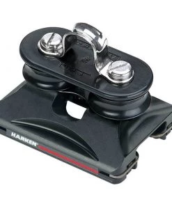 HARKEN Small Boat CB Car w/Fixed Sheaves and Eyestrap