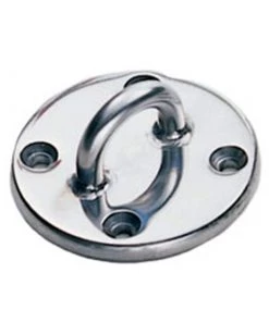 SCHAEFER 3" Heavy-Duty Round-Base Padeye with 1/2" Bail